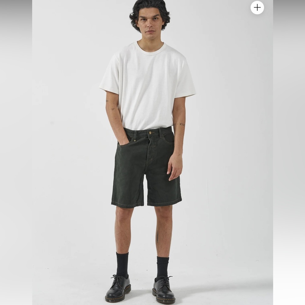Thrills SLACKER DENIM SHORT
Oil Green